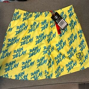 Baseball Lifestyle 101 Rain Delay Shorts NWT- Youth Xl